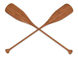 Keith Watson Wood Artisan Crossed Paddles
